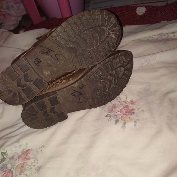 Rock & Candy Brown Lace-Up Ankle Booties - Picture 13 of 13